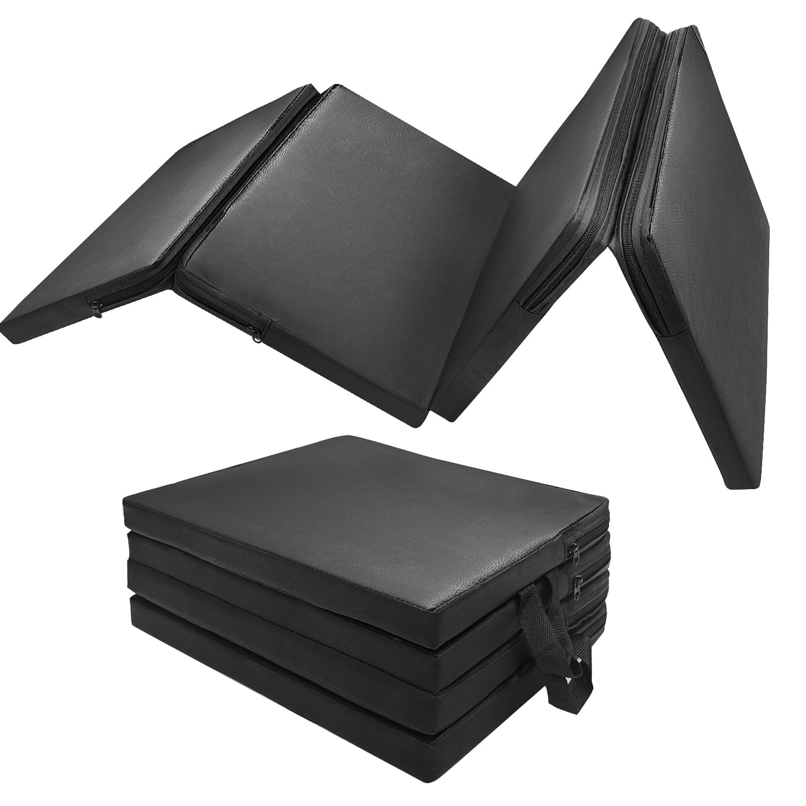 Photo 1 of JZHLLA Foldable Mechanics Mat for Garage Work, 48 X 16 X 1.2 in Thick EPE Knee Pad Waterproof PU Leather Folding Mat with Carry Handle Portable for Garage, Garden, Home Gym Kneel or Lie Down