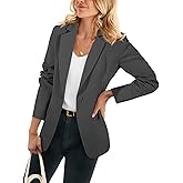 Cicy Bell Womens Casual Blazers Open Front Long Sleeve Work Office Suit Jackets Blazer