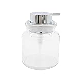 Indecor Home Glass Soap Dispenser for