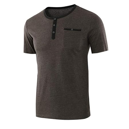 t shirt con bottoni uomo