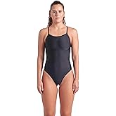 Arena Womens Arena Women's Feel Solid Light Drop Back Swimsuit Ladies Fitness Swimwear