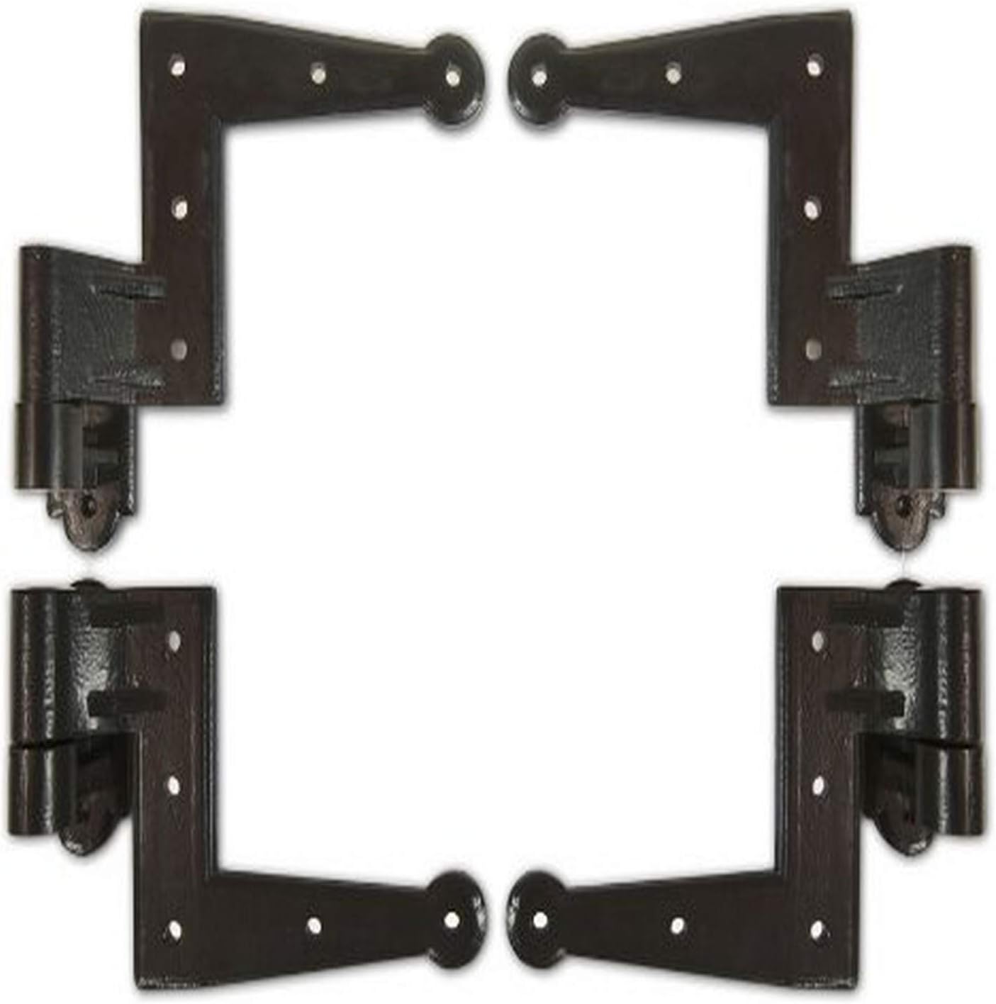 Lynn Cove ALSH175 Cast Aluminum Suffolk Style Hinge and Pintle Set