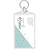 Snapins Acrylic Photo Snap-in Business Card Size Keychain