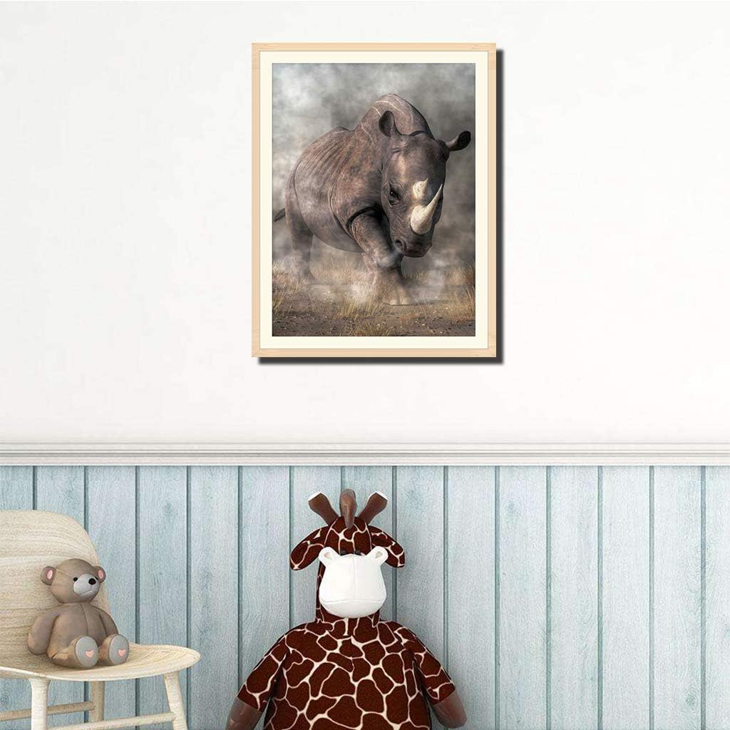 S Trouble Nashorn 5d Round Shaped Diamond Painting Stickerei Handarbeiten Strass Crystal Cross Craft Stitch Kit Leinwande Maltuch Savacaf Com