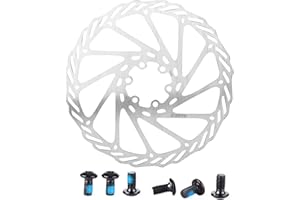 Disc Brake Rotor, 203 Mm Disc Brake Rotor Mountain Bike Mechanical Front and Rear Caliper Rotor Brake Pad Braking Part(203mm)