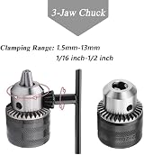 Mesee 1.5-13mm Drill Chuck 1/2-20UNF Mount with 1/2 Inch Square Adapter Keyed view 7
