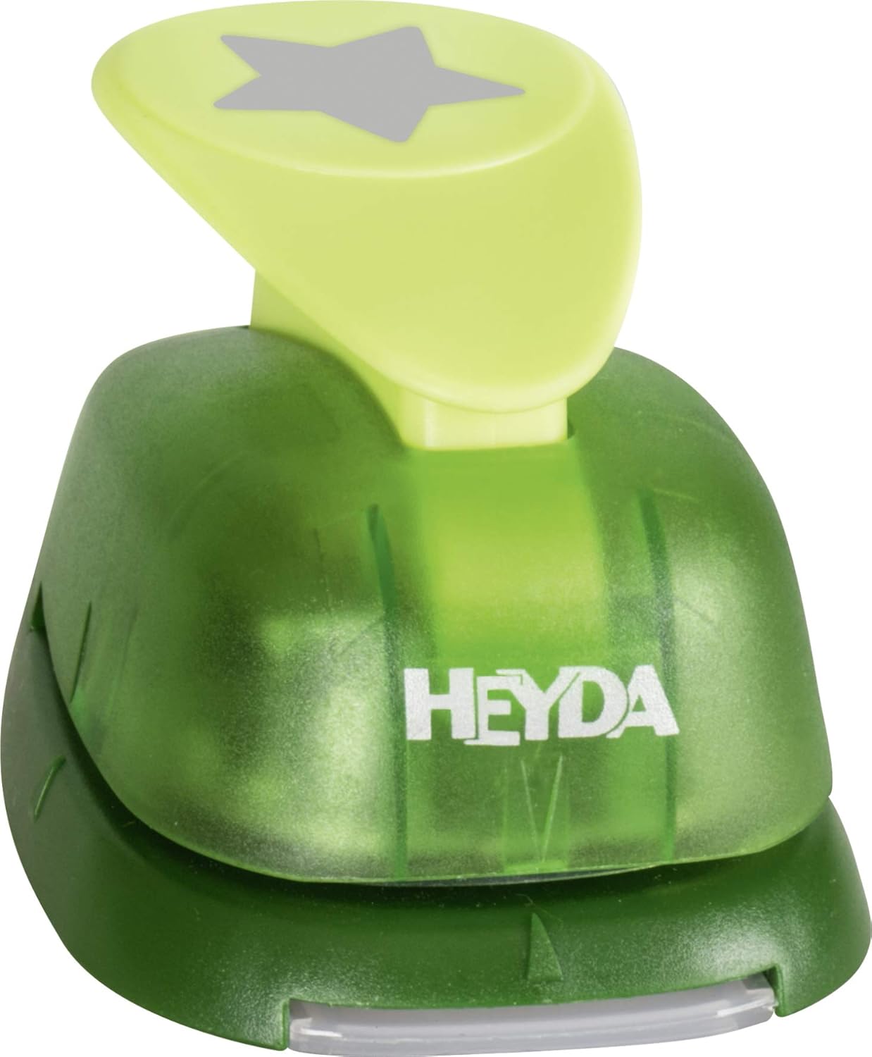 XL Motif Punch/Puncher Star Motif 3.6 cm Diameter Lever Punch, Green, Motivgröße: ca. 3,5cm