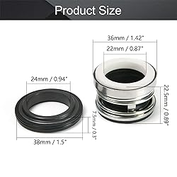 Othmro Mechanical Shaft Seal Replacement 104-22 for