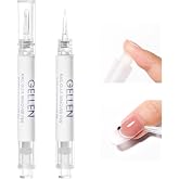 Gellen Nail Glue Remover, Nail Glue Remover for Press on Nails, 2 Pcs Non Acetone Gel Glue Off Remover, 10s Quick Remove for Nail Tips Fake Nails Solid Glue Gel