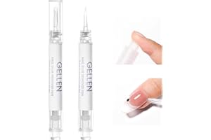 Gellen Nail Glue Remover, 2 Pcs Nail Glue Remover for Press on Nails, Non Acetone Gel Glue Off Remover, 10s Quick Remove for Nail Tips Fake Nails Solid Glue Gel