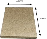 The Stove Wizard High Density Vermiculite Fire Board 500x610x25mm view 3
