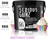 The Bulk Protein Company SERIOUS GAINZ Whey Protein Mass Gainer 5kg Birthday view 2