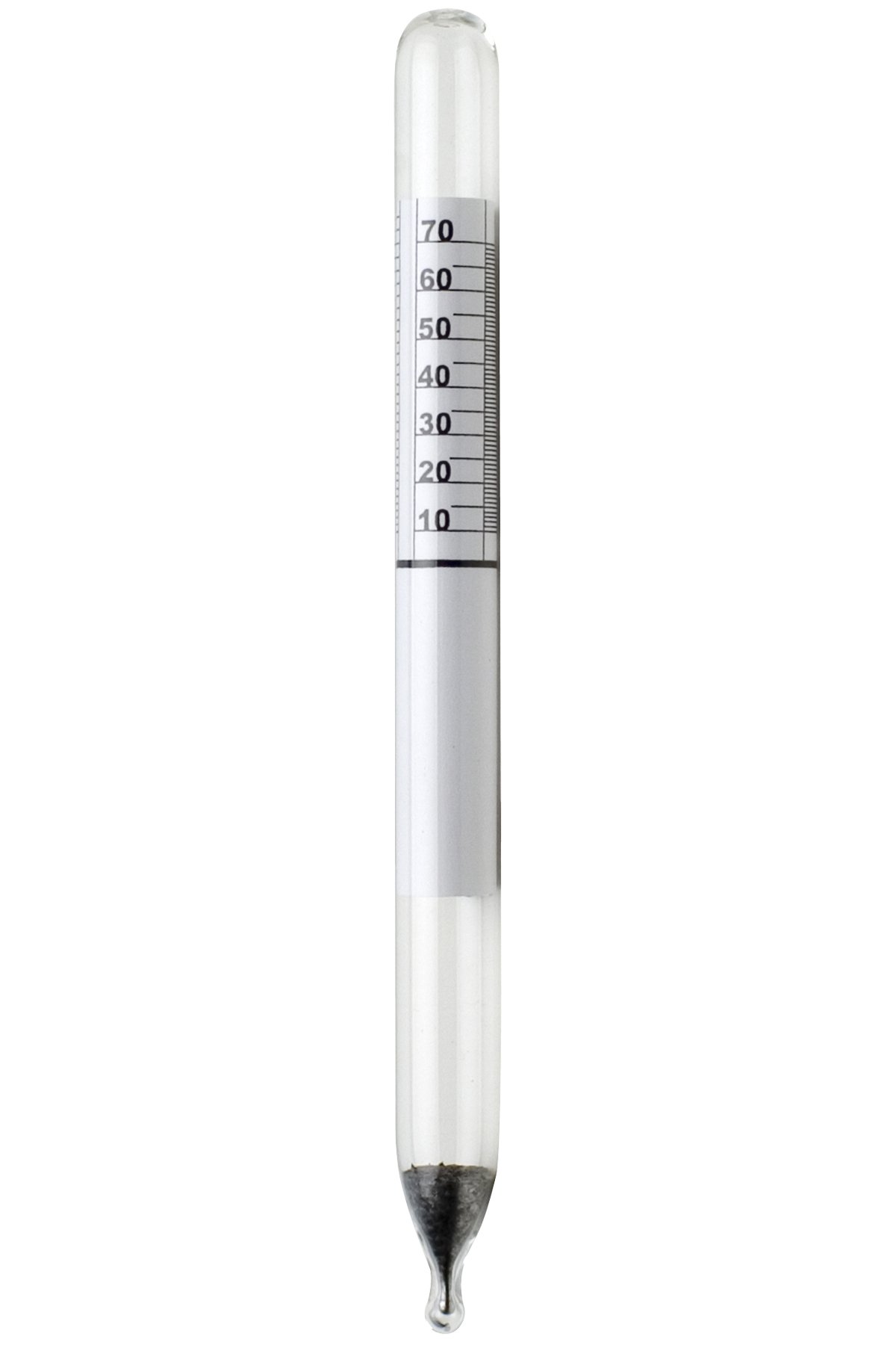H-B DURAC 0.700/1.000 Specific Gravity and 10/70 Degree Baume Dual Scale Hydrometer for Liquids Lighter Than Water (B61806-0100)