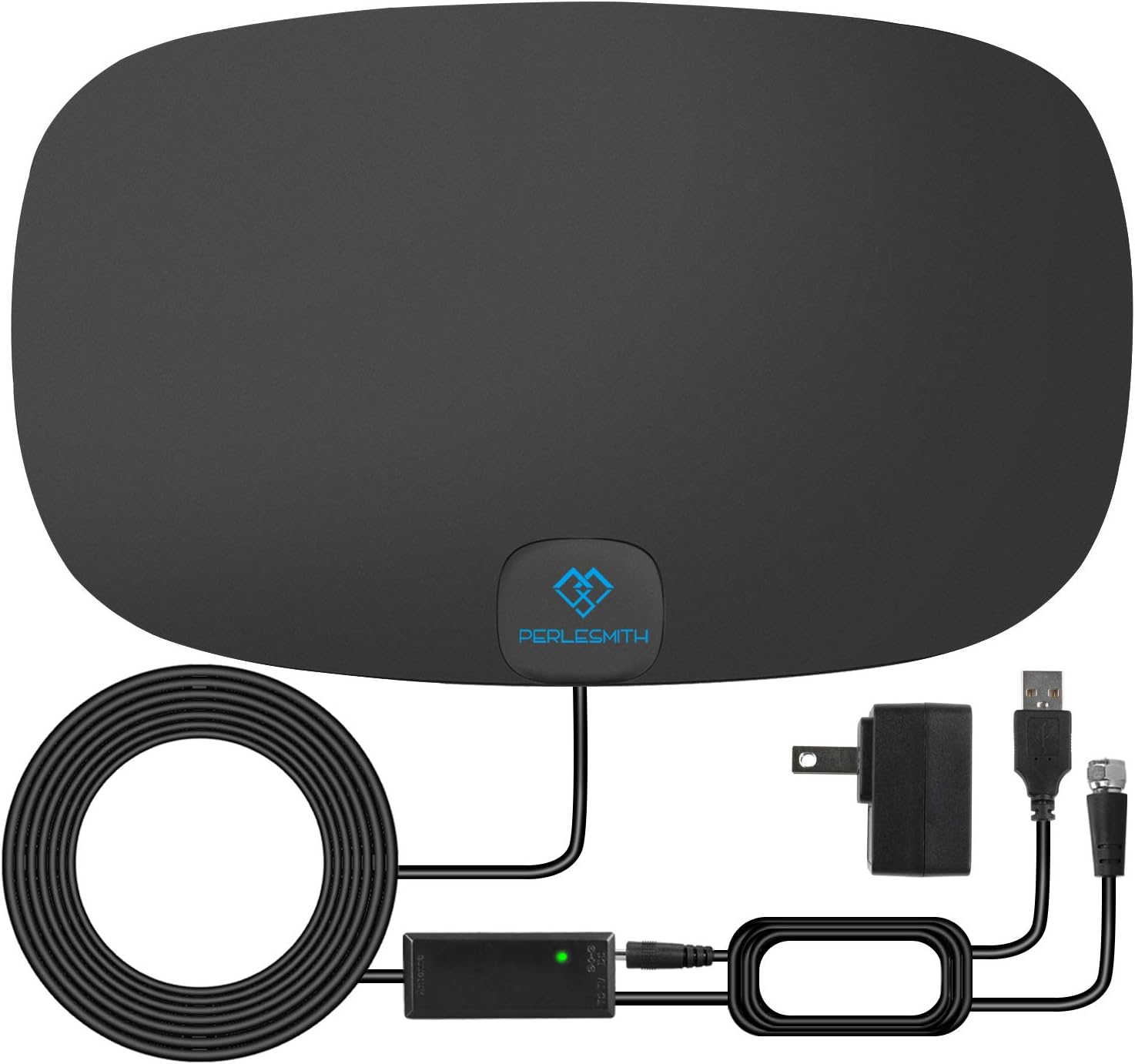 ANTAN Indoor Window Hdtv Antenna Up to 4050 Miles RangeTransparentn