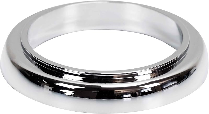 Tycner Bathroom Faucet Base Ring Gasket Chrome Plastic 32mm ID 50mm OD