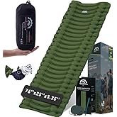 Gear Doctors® Ether 17.5oz Ultralight Camping Sleeping Pad – Backpacking Air Mattress – Camping Mattress Pad – Compact Inflat