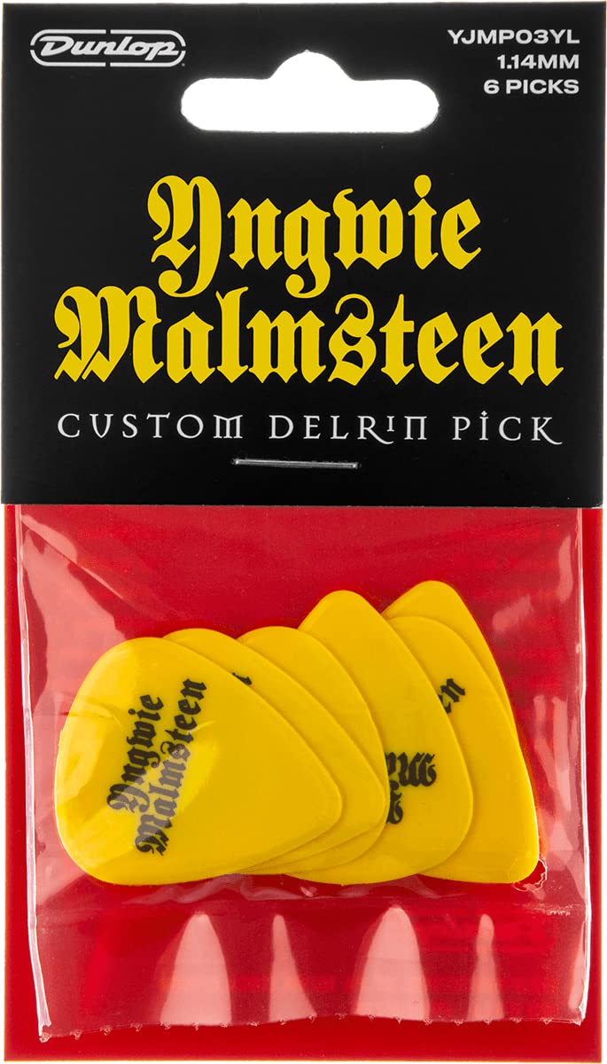 Jim Dunlop Yngwie Malmsteen Delrin 1.14mm x 6 picks, natural,ADU YJMP03YL