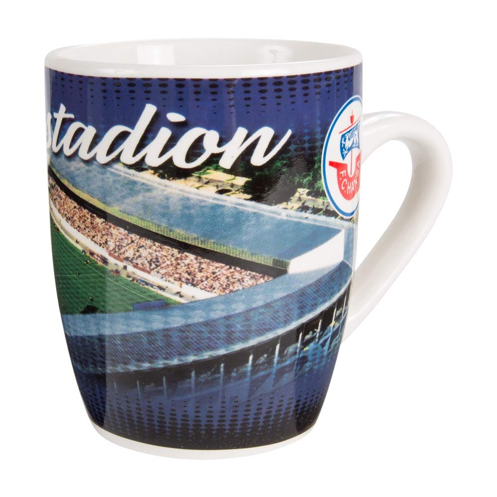 F.C. Hansa Rostock Kaffeetasse – Mattschwarz Mit Metallic-blauem Stadion-Design, 0,3 L!