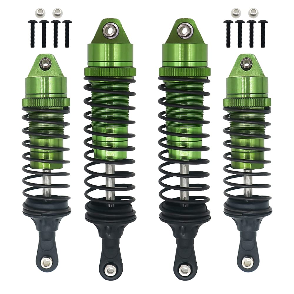 RCAWD For Traxas Slash Front Rear Shocks 1/10 Rustler Stampede VXL 4x4 2WD 4WD Upgrades Part(Green) — image 1
