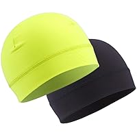 Gorras Mujer Gorro Térmico Para Bicicleta Debajo Del Casco - Ajustable, Antiviento, Con Orificios Para Gafas (Talla Única 52-60 Cm) Gorro Ciclismo Antiviento