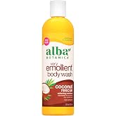 Alba Botanica Very Emollient Body Wash, Coconut Rescue, 12 Oz