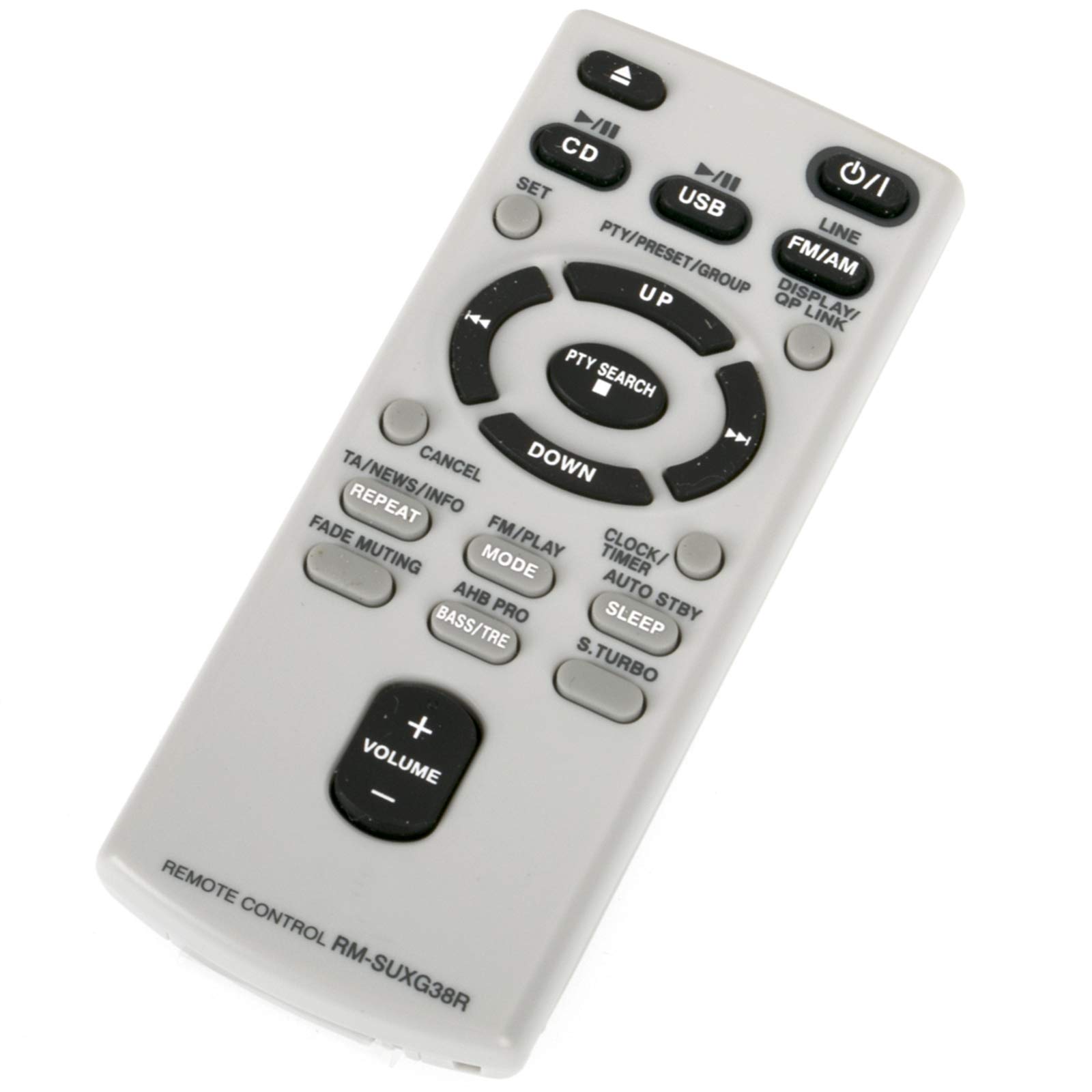 VINABTY RM-SUXG38R Replacement Remote Fit for JVC MICRO COMPONENT SYSTEM UX-G37 UX-G38 UX-G39 UX-G38B UX-G38E UX-G38EN UX-G38EV UX-G39E UX-G39EN UX-G39EV UX-G37B UX-G37E UX-G37EN UX-G37EV