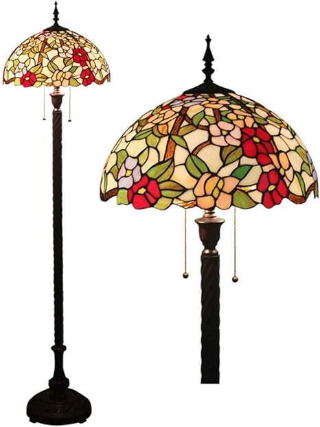 Tiffany Style Floor Lamps European Rural Floor Uplighter Living
