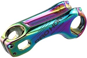 Bike Handlebar Stem, 17 Degree Angle for Improved Aerodynamics, Fits 31 8mm Handlebars for Road and MTB (Colors)