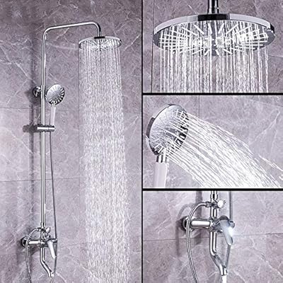 Shower Set All Copper Shower Set Lifting Hand Held Top Spray