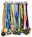 Crownyard Running Medal Holder - Dad's Medals Display Black | Medal Hanger Unique for Running Dad