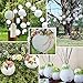 24pcs White Paper Lanterns Decoration for Weddings, Birthdays, Parties, 6 Inches, 8 Inches, 10 Inches, 12 Inches Hanging Paper Lanterns (6 of Each Size) by ZJHAI