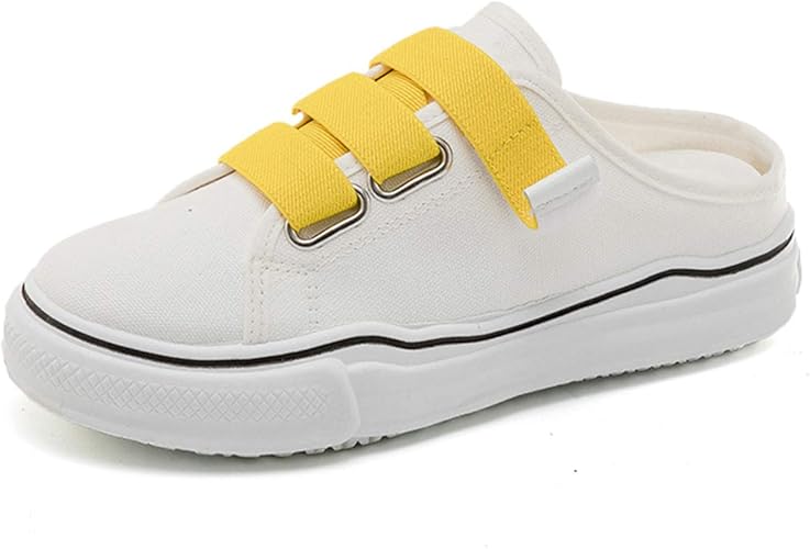 Amazon D Iizoo かかとなし スニーカー レディース スリッポン スリッパ かかとなしシューズ キャンバス サボサンダル ぺたんこ カジュアル 歩きやすい 靴 軽量 通気 脱ぎ履きが楽ちん Yy263 ローファー スリッポン