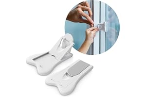 Sliding Door Lock for Child Safety - Baby Proof Doors & Closets. Childproof your Home with No Screws or Drills by Ashtonbee (