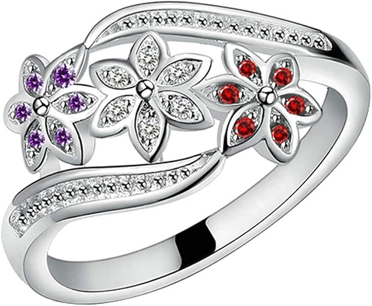 Anello In Argento Sterling 925 Con Zirconi Cubici - Collezione Tuscany Silver, Design Elegante E Moderno Per Donna