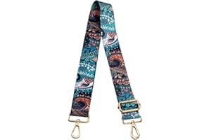 ZANQANO Crossbody Strap for Purses Replacement Adjustable Guitar Multicolor Style Handbag Straps