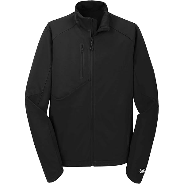 OGIO Unisex Commuter Full Zip Soft Shell, Blacktop, X-Small at