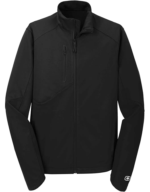 OGIO Unisex Commuter Full Zip Soft Shell, Blacktop, X-Small at OGIO Unisex Commuter Full Zip Soft Shell, Blacktop, X-Small at
