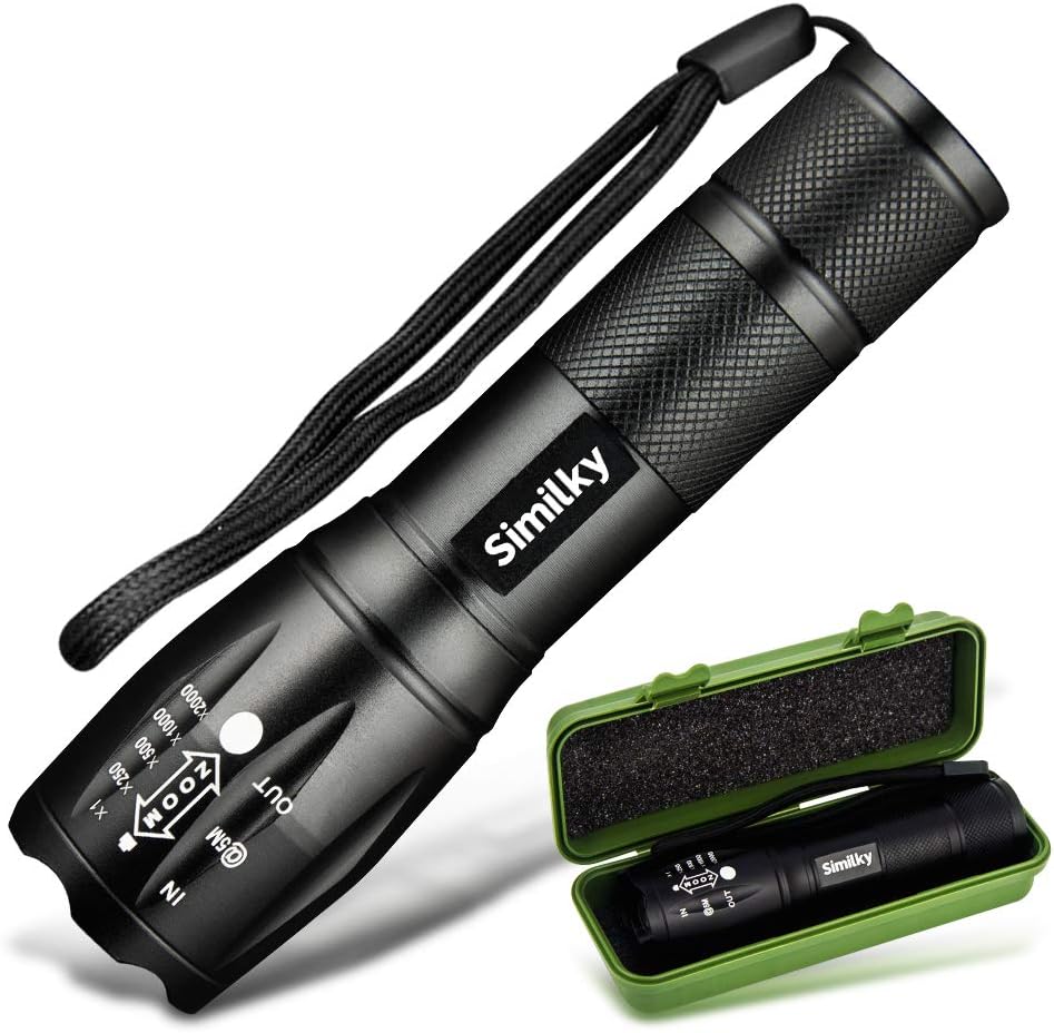 Torcia LED Poly Pool ALU MINI 1W - 3 Modalit&agrave; Luminosit&agrave;, Fuoco Regolabile, Portata 50m, IP44