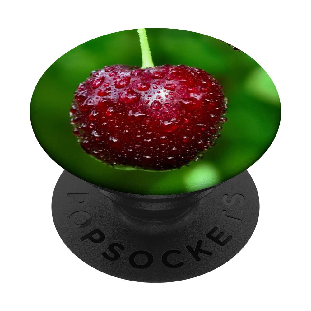 Red Cherry Fruit PopSockets Swappable PopGrip