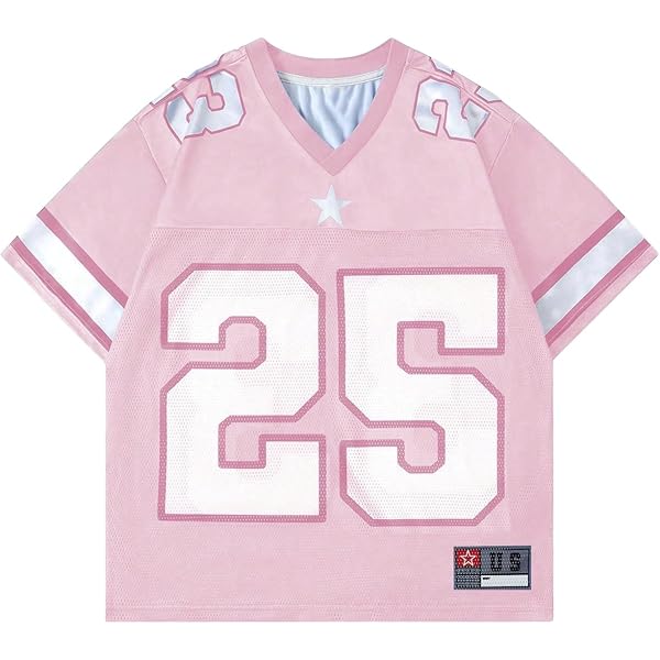 SHENHE Men's Football Jersey V Neck Short Sleeve Graphic