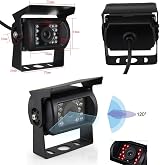 CAMECHO IR Night Vision Waterproof Reversing Camera 10M 4 Pin Cable 12V 24V view 6
