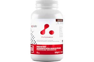 ATP LAB - Grass Fed Whey Protein Concentrate Powder 1.8kg (Organic Dark Chocolate Flavour) 47-Servings - Promote Muscle and I