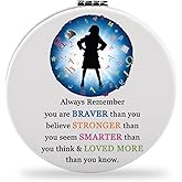 SEIRAA Family Musical Pocket Mirror Family Musical Gifts Family Musical Makeup Mirror Family Musical Merchandise (1 2 Girl)