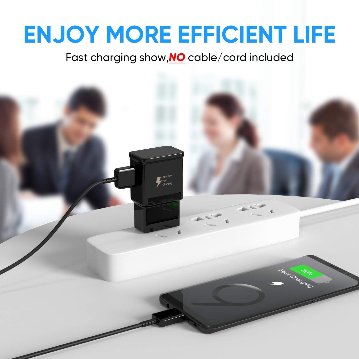 Adaptive Fast Charging Wall Charger Adapter Compatible Samsung Galaxy S6 S7 S8 S9 S10 / Edge/Plus/Active, Note 5,Note 8, Note 9,LG G5 G6 G7 V20 V30 ThinQ Plus EP-TA20JBE Quick Charge (2 Pack): Electronics