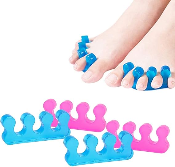 Toe Separators,Pedicure Toe Separators,Repeatable Washable Toenail