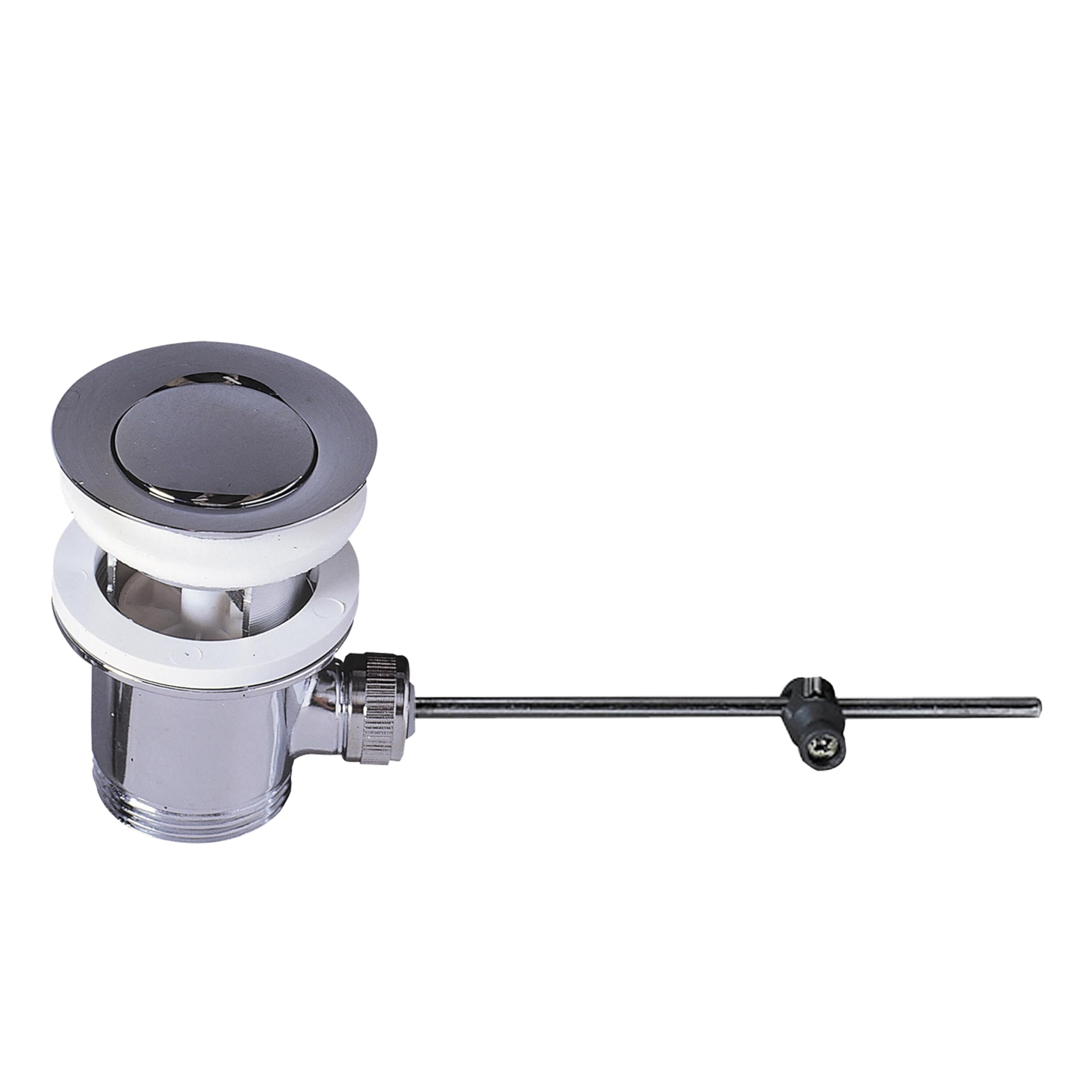 Wirquin SL201 Sink Drain Unit Without Pull Rod Brass-Plated