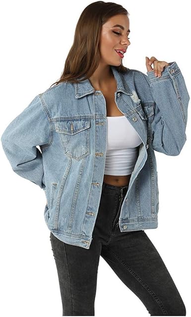 vintage denim jacket amazon