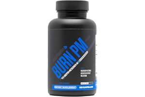 Sculpt Nation by V Shred Burn PM - Night Time Fat Burner - Appetite Suppressant and Weight Loss Support - Raspberry Ketones, Green Tea Extract, Melatonin - 60 Gluten Free Capsules