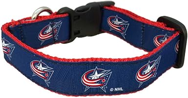 Columbus blue jackets dog collar Clearance