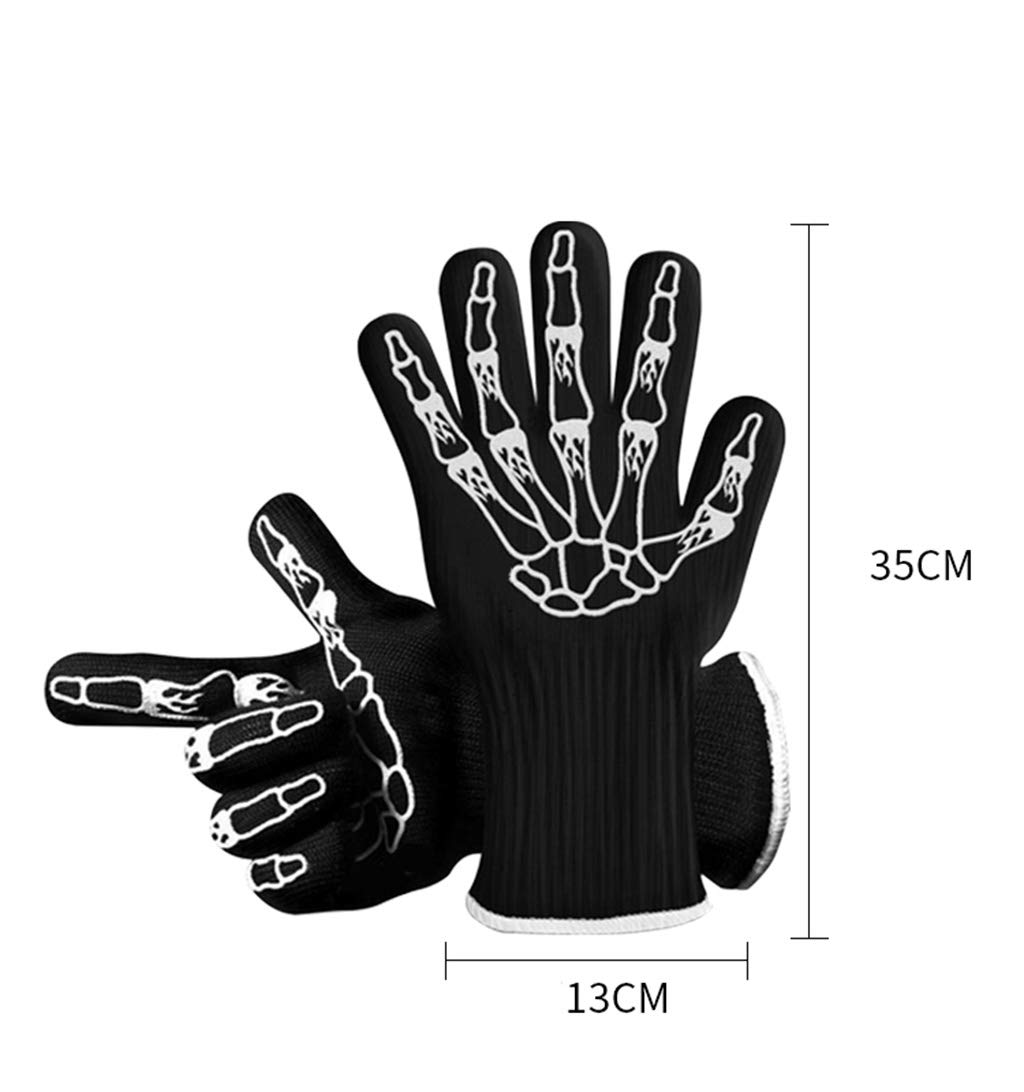 QUANFANG Cocina Especial Engrosamiento Guantes Resistentes al ...